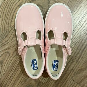 Keds Kids Glossy Pink Dress Shoes
